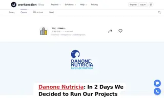 Preview of the Danone Nutricia Case Study
