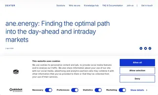 Preview of the ane.energy Case Study