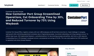 Preview of the Container Port Group (cpg) Case Study