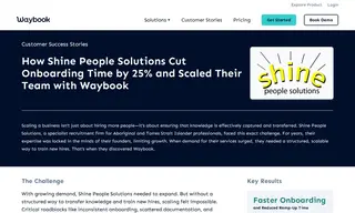 Preview of the Shine People Solutions Case Study