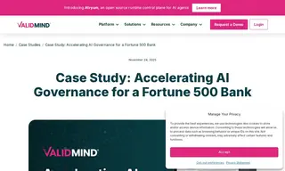 Preview of the Fortune 500 Bank Case Study