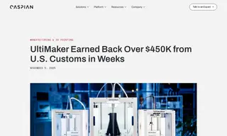Preview of the UltiMaker Case Study
