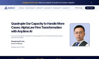 Preview of the AlphaLaw Case Study