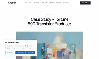 Preview of the Fortune 500 Transistor Producer Case Study