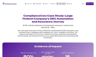 Preview of the Fortune 500 Fintech Case Study