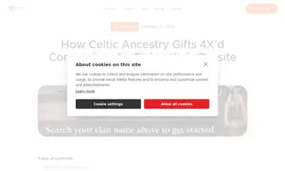 Preview of the Celtic Ancestry Gifts Case Study
