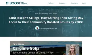 Preview of the Saint Joseph’s College of Maine Case Study