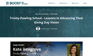 Preview of the Trinity-Pawling School Case Study
