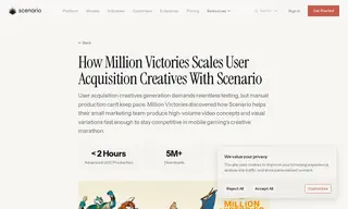 Preview of the Million Victories Case Study