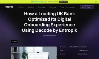 Preview of the Leading UK Bank Case Study