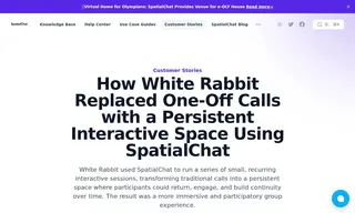 Preview of the White Rabbit Case Study