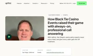Preview of the Black Tie Casino Events Case Study