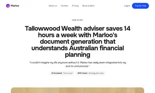 Preview of the Tallowwood Wealth Advice Case Study