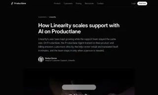 Preview of the Linearity Case Study