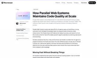 Preview of the Parallel Web Systems Case Study