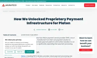 Preview of the Platon Payment Service Provider Case Study