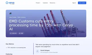 Preview of the EMD Customs Case Study