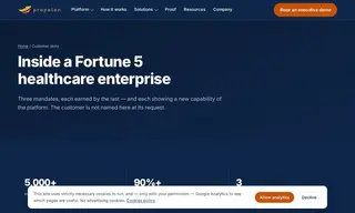 Preview of the Fortune 5 Healthcare Enterprise Case Study