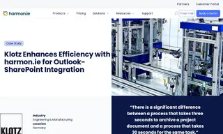 Preview of the Klotz GmbH Case Study