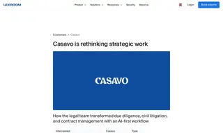 Preview of the Casavo Case Study