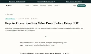 Preview of the Reprise Case Study