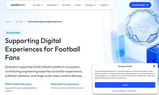 Preview of the Onefootball Case Study