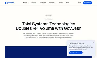 Preview of the Total Systems Technologies Corporation (tstc) Case Study