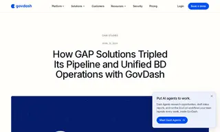 Preview of the Gap Solutions Case Study