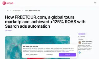 Preview of the FREETOUR.com Case Study