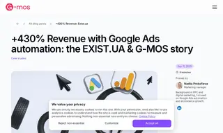 Preview of the Infoshina.com.ua Case Study