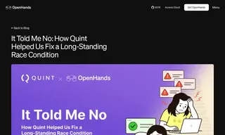 Preview of the OpenHands Case Study