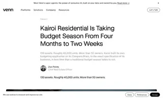 Preview of the Kairoi Residential Case Study