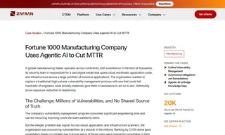 Preview of the Fortune 1000 Manufacturing Company Case Study