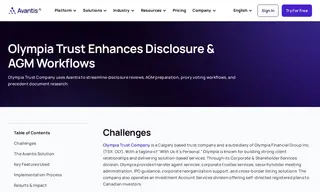 Preview of the Olympia Trust Company Case Study