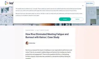 Preview of the Riva Case Study