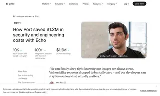 Preview of the Port.io Case Study