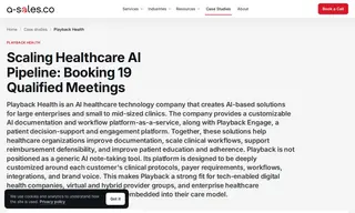 Preview of the Playback Health Case Study