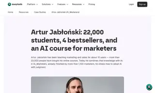 Preview of the Artur Jabłoński Case Study