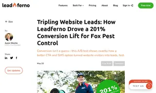 Preview of the Fox Pest Control Case Study