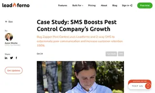 Preview of the Bug Zapper Pest Control Case Study