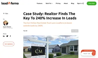 Preview of the Cari McGee Real Estate Team Case Study