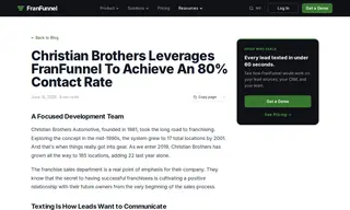 Preview of the Christian Brothers Automotive Case Study