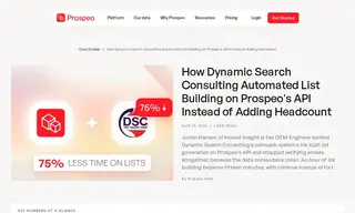 Preview of the Dynamic Search Consulting Case Study