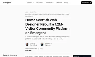 Preview of the Paisley Community Platform (paisley.org.uk) Case Study