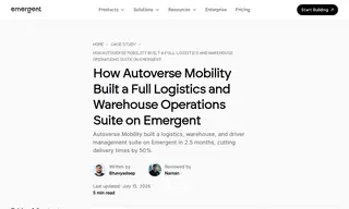 Preview of the Autoverse Mobility Case Study