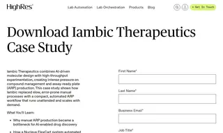 Preview of the Iambic Therapeutics Case Study