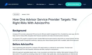 Preview of the Compass CFO Case Study