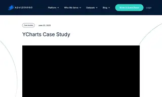 Preview of the YCharts Case Study