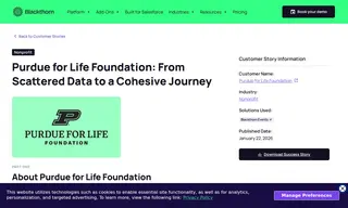 Preview of the Purdue for Life Foundation Case Study