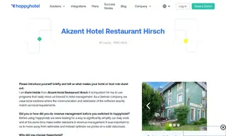Preview of the Akzent Hotel Restaurant Hirsch Case Study